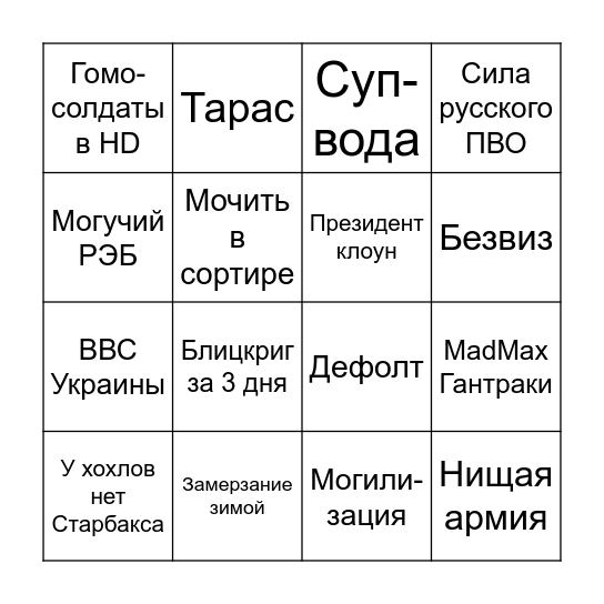 22-х летний цикл теоремы П.И. Дорана Bingo Card