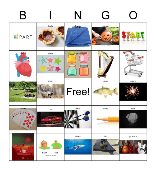 AR BINGO Card