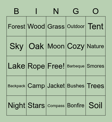 READING BINGO! Bingo Card