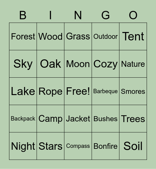 READING BINGO! Bingo Card