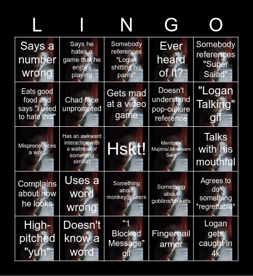 Ligan Bigan Bingo Card