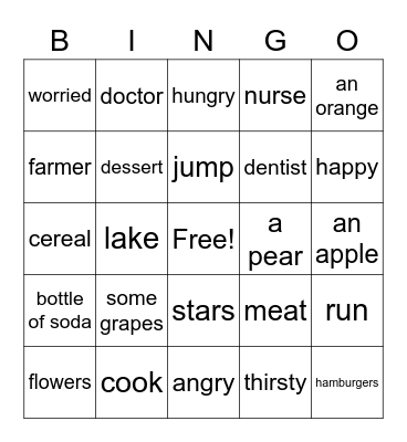 FUN FRIDAY! Bingo Card