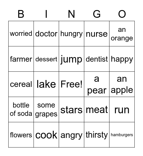 FUN FRIDAY! Bingo Card