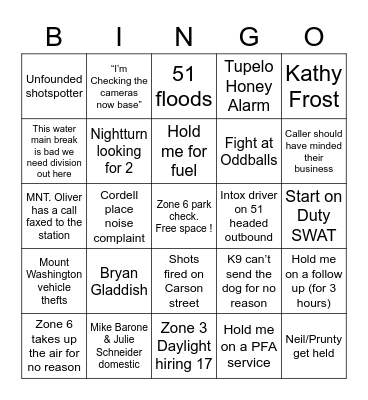 CHANNEL 2 BINGO Card