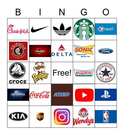 LOGO BINGO! Bingo Card