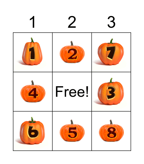 Halloween Bingo Card