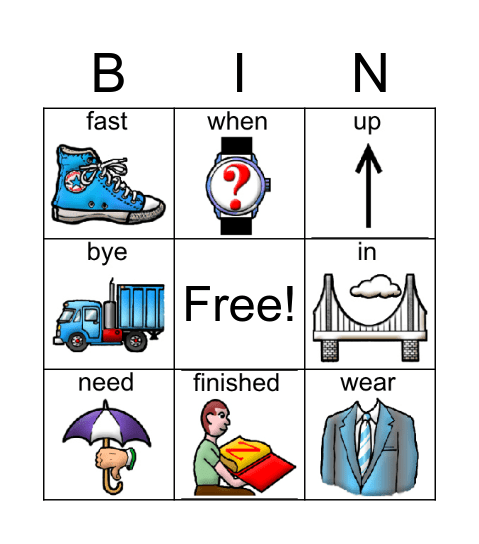 LAMP Bingo Card