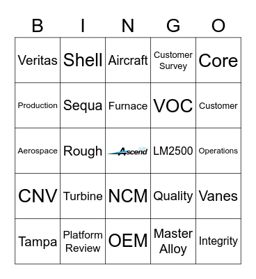 Customer Service Week Bingo! Bingo Card