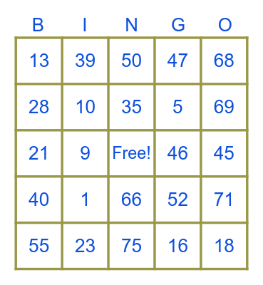 MAPITAGAN Bingo Card
