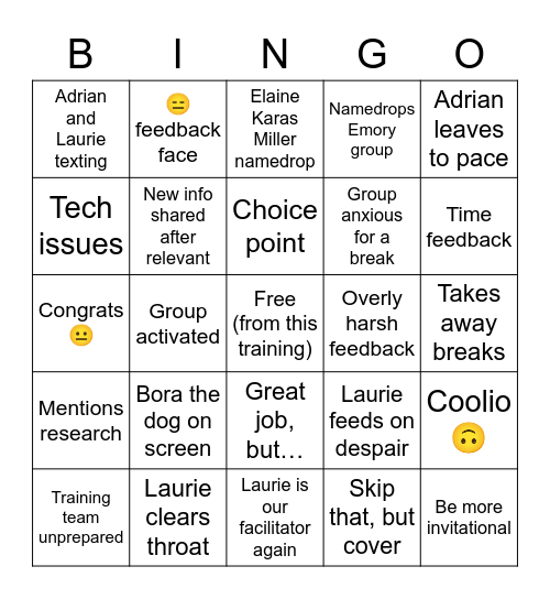 Last Day of CRM Bingo Card