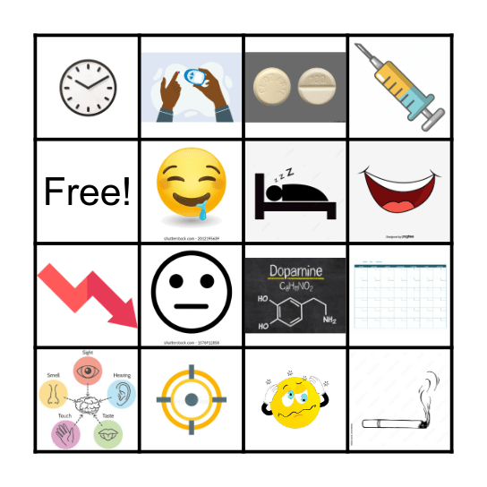 Antipsychotics Bingo Card