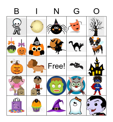 Halloween Bingo Card