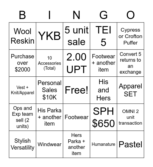 Thanksgiving BINGO! Bingo Card