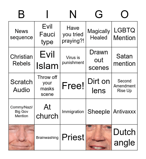 ShittyMovieBingo Card