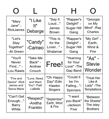 Bottles & Bingo Card