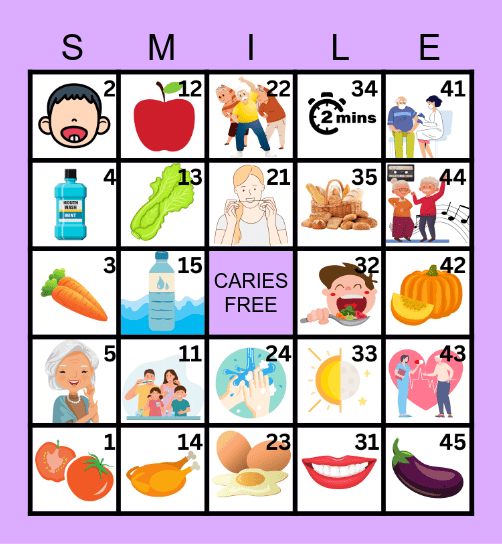 DENTAL BINGO Card