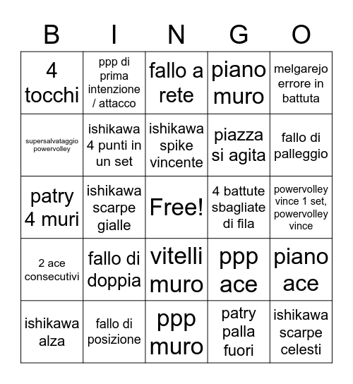 pvm bing 2.0 Bingo Card