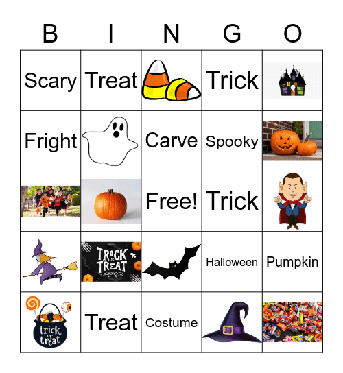 Halloween Bingo Card