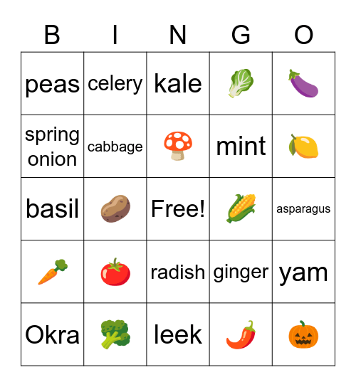 Juria's Bingo Card