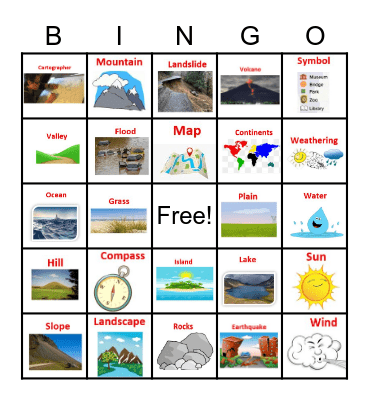 Science / Grade 2 Bingo Card