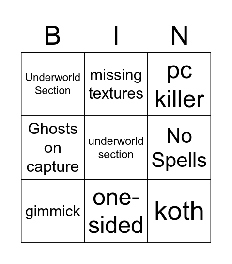 Communishit shenanigans Bingo Card