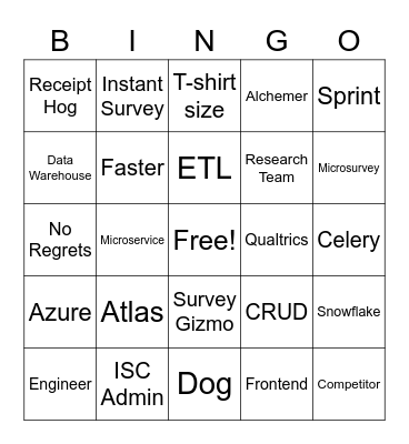 BINGO-O-O Bingo Card
