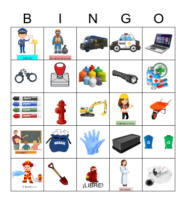 AYUDANTES COMUNITARIOS Bingo Card