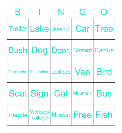 Random Bingo Card