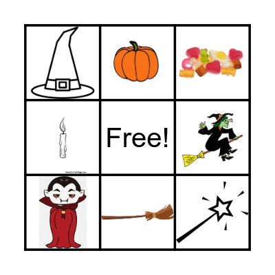 Halloween Bingo Card