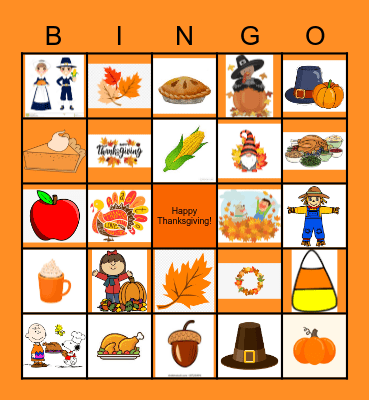 Ingram Micro Thanksgiving Bingo Card