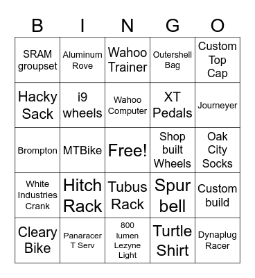 Remember I'm Here Bingo Card