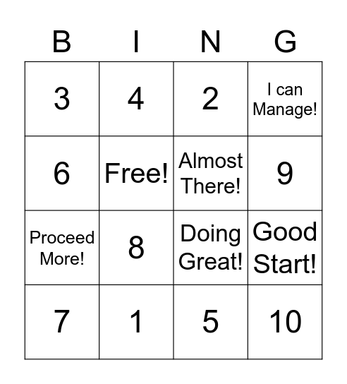 SPELLING Bingo Card