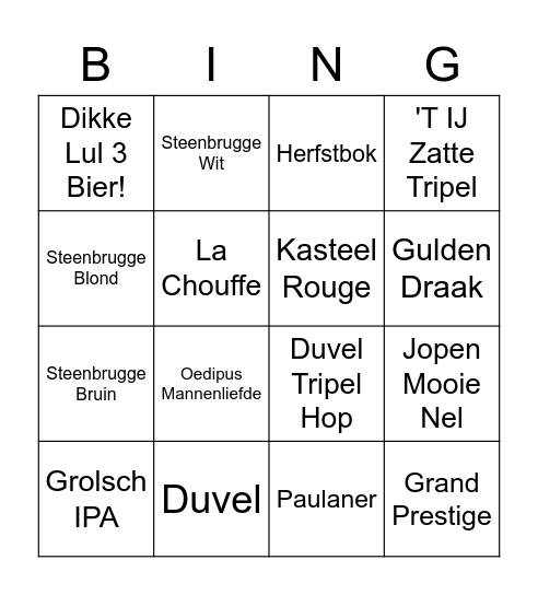 Oktoberfest-Pre-BeestFeest-SpeBiBo Bingo Card