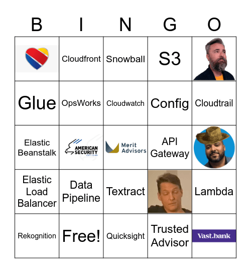 Protagona Bingo Card