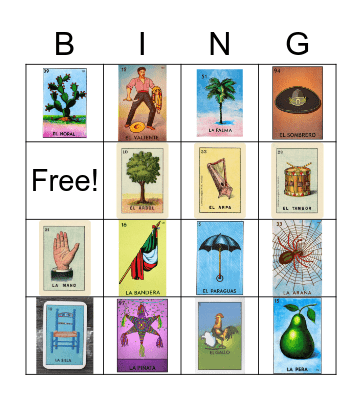 LOTERIA Bingo Card