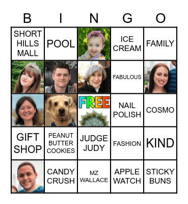 HAPPY 80TH BIRTHDAY PEACOCK!! Bingo Card