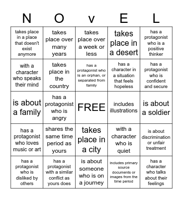 Find someone whose book... Bingo Card
