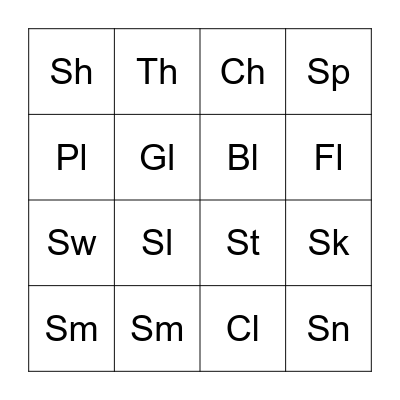 Bingo blends Bingo Card