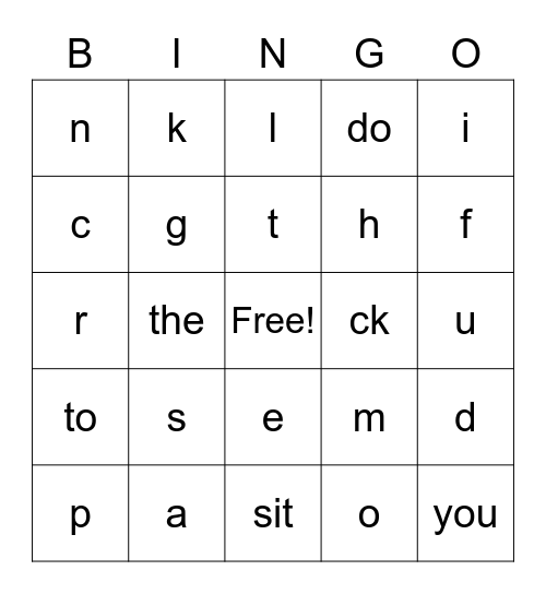 Blue Bingo Card Bingo Card