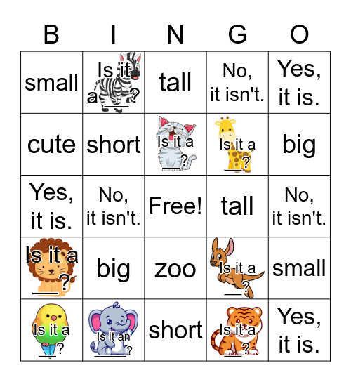 DK G3L8 Bingo2 Bingo Card