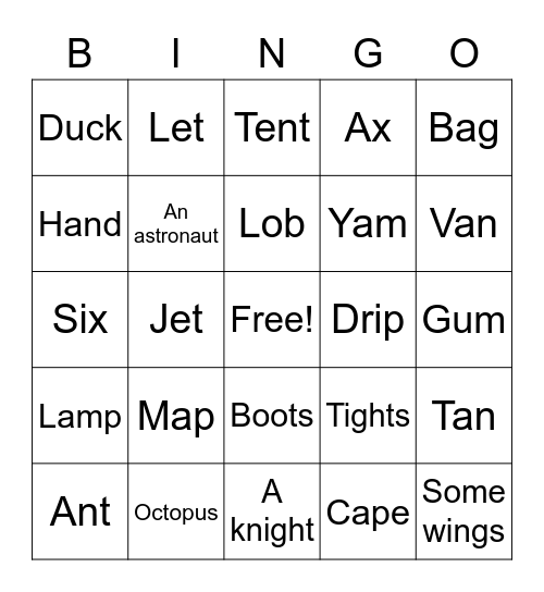C4 lesson 3 book D Bingo Card