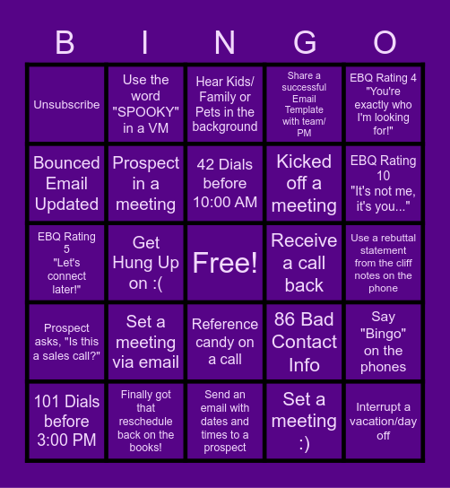 Dept 4 - EBQ Bingo Card