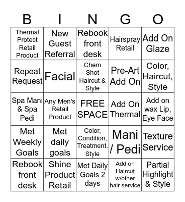 TSPA BINGO Card