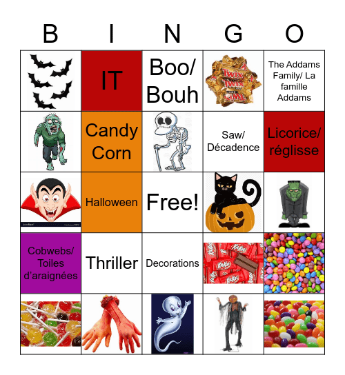 Halloween Bingo Card