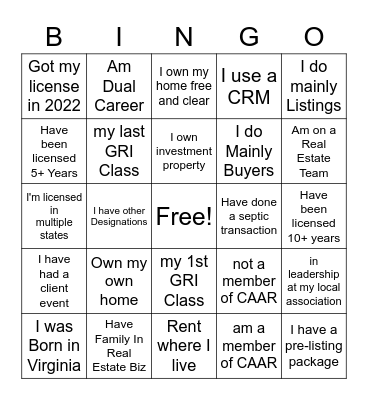Jeff's GRI Bingo Card