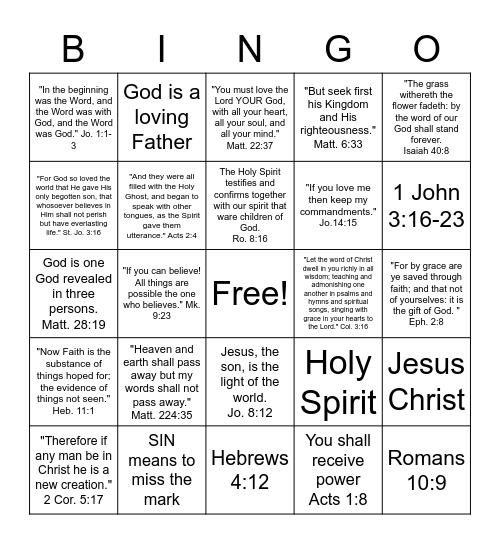 ANWA DC Foundations Class Bingo Card