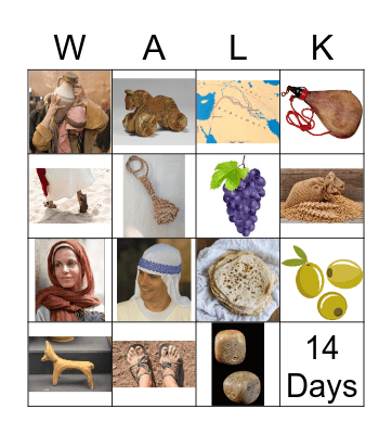 Going to a New Place Bingo Card