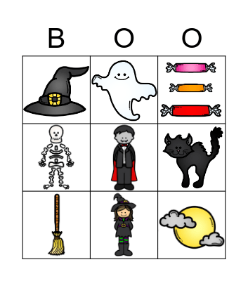 Halloween Bingo! Bingo Card