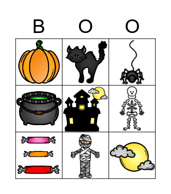 Halloween BINGO! Bingo Card