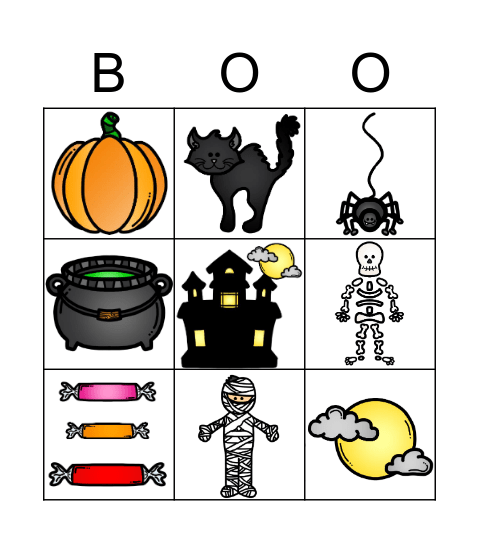 Halloween BINGO! Bingo Card